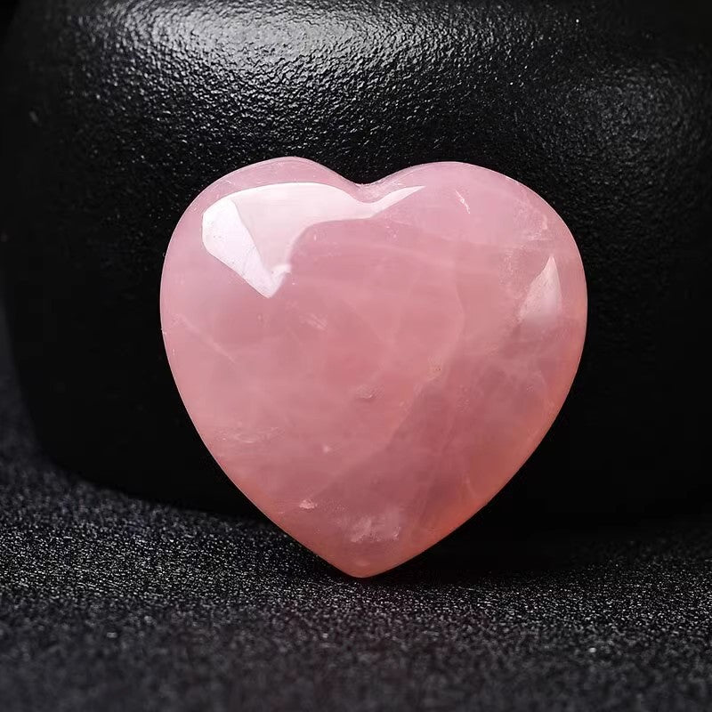 Pink crystal heart – stimulates love and romantic relationships