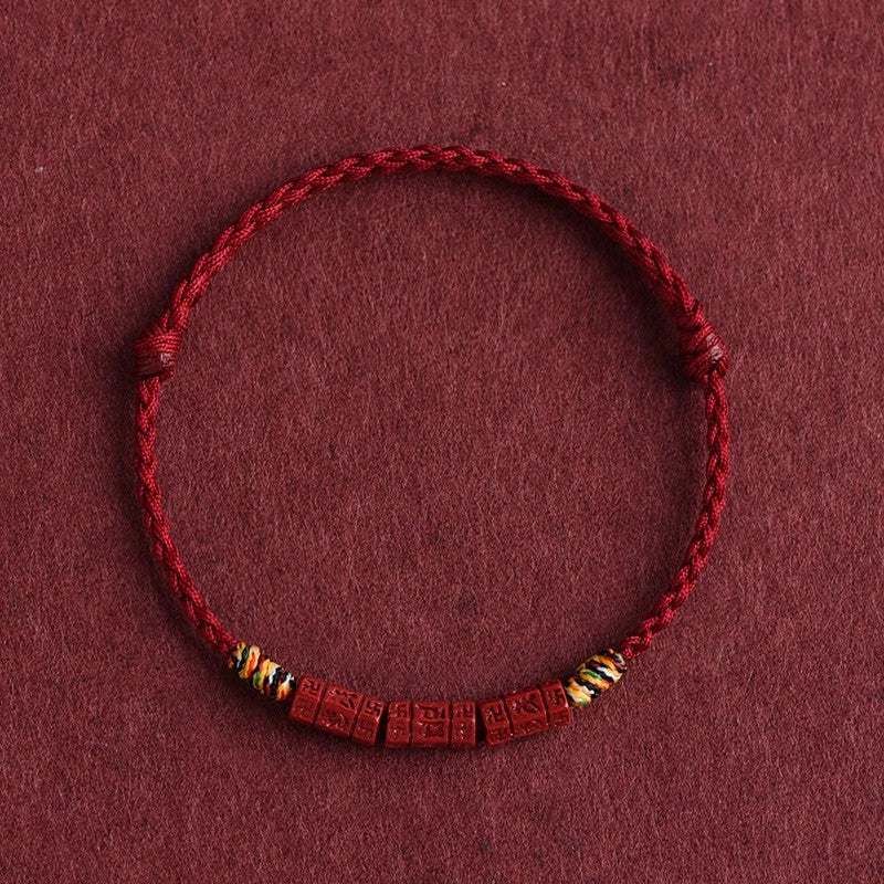 Cinnabar Bracelet - Auspicious and Peaceful
