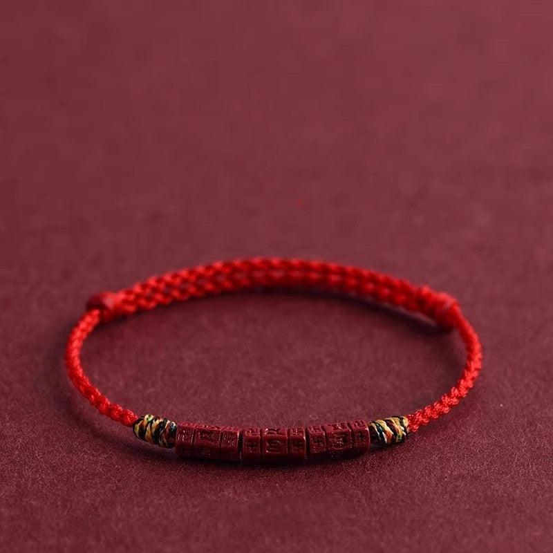Cinnabar Bracelet - Auspicious and Peaceful