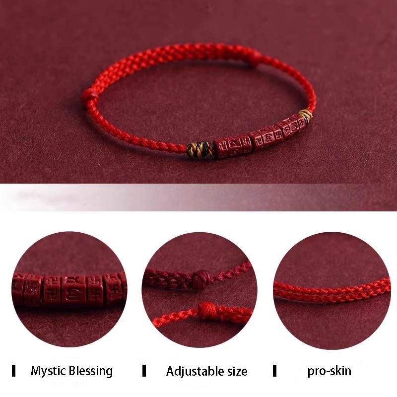 Cinnabar Bracelet - Auspicious and Peaceful