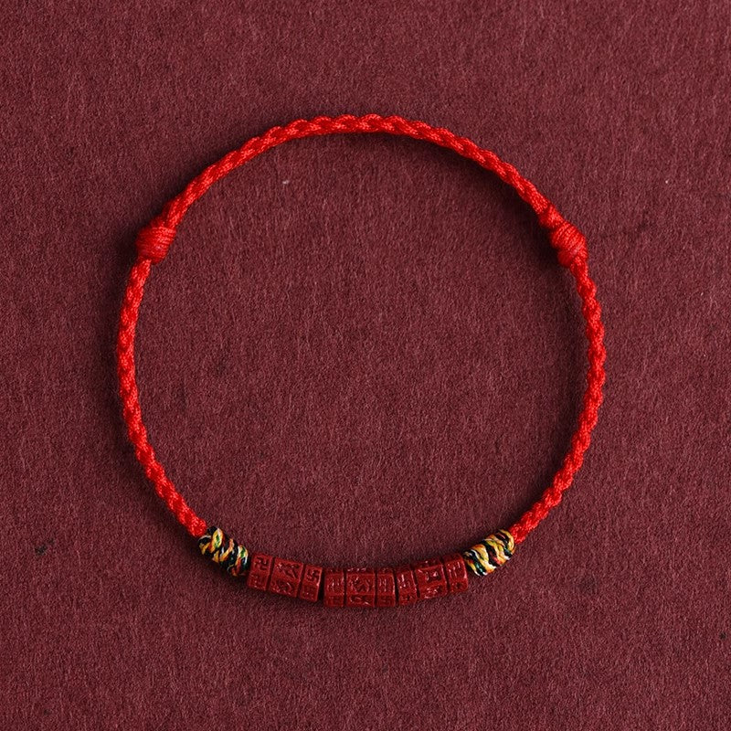 Cinnabar Bracelet - Auspicious and Peaceful